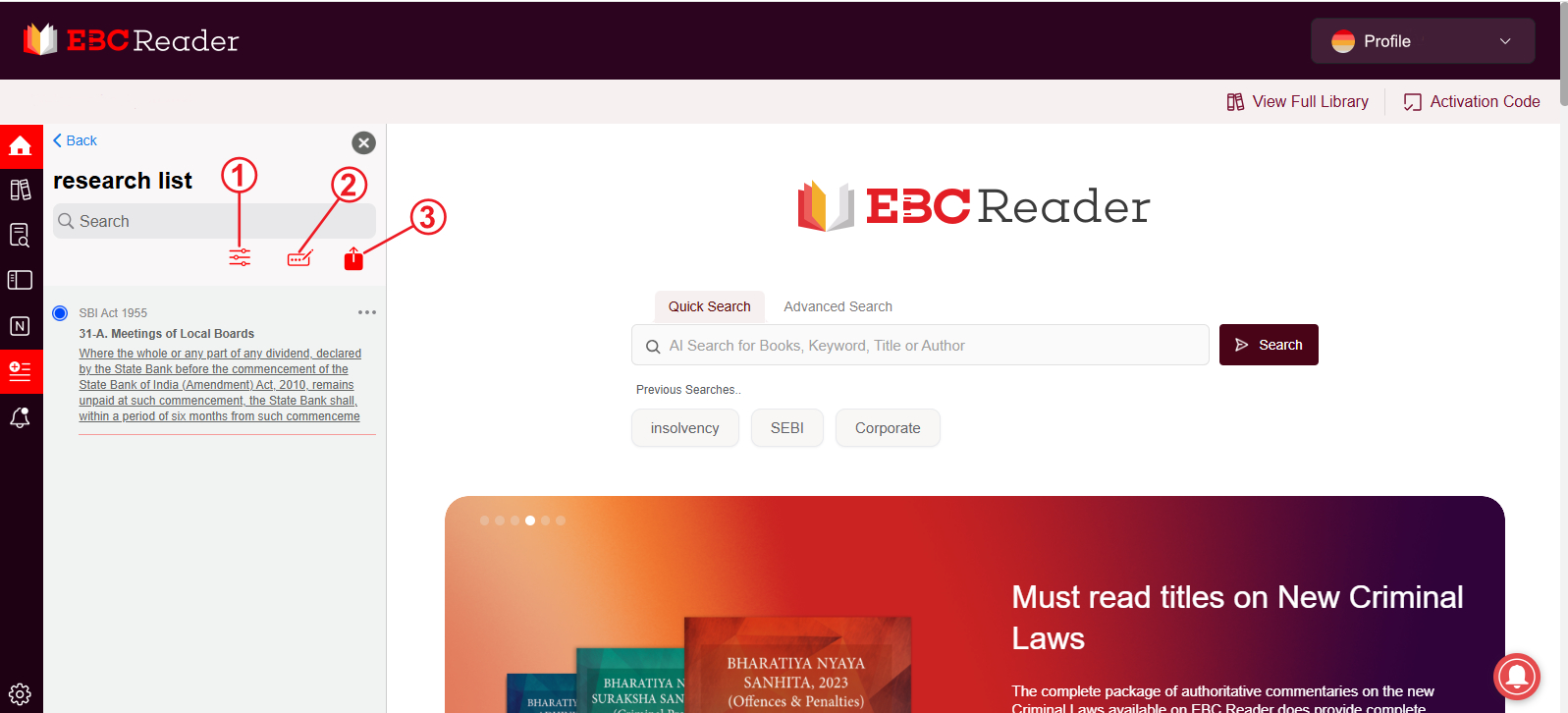 Mastering EBC Reader: Explaining the Reading List Feature